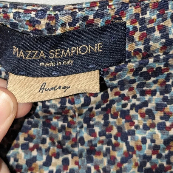 NEW Piazza Sempione Printed Cotton Audrey Trouser - Picture 2 of 7